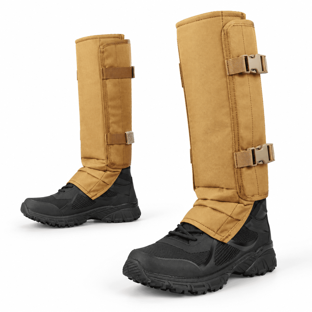 Khaki Waterproof Snake Bite Protection Gaiters for Hiking Outdoor Use