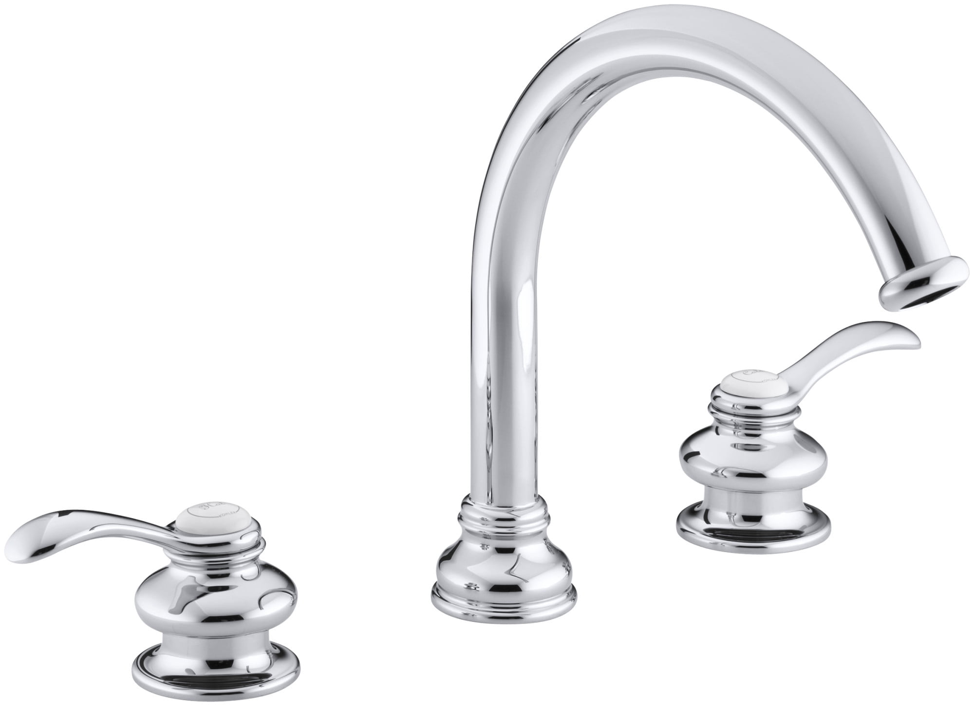Kohler KT128854 Fairfax Deck Mounted Roman Tub Filler Trim Chrome