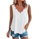 thumbnail image 3 of TaTaai Solid Color Women Tank Top Palace Lock Wave Edge Sleeveless Irregular V Neck Breathable Non See-through Machine Washable No Fading Casual Fashion Daily Top Gift, 3 of 8