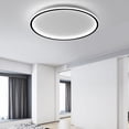 thumbnail image 1 of Room Round Light, LED Light Source 100-265V Mount Ceiling Lamp  for Study Room White,Black, 1 of 7