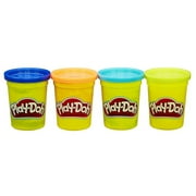 Play-doh 4-pack of Bright Colors + Super miracle bubbles 32 oz. bubbles