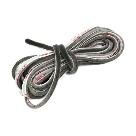 0.35-inch x 0.2-inch x 18Ft Self-Adhesive Window Door Weatherstrip Gray