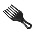 thumbnail image 1 of Afro Pelo Peine Pequeño Pelo Tenedor Peine, Peluquería Estilismo Herramienta para Rizado Pelo para Hombre Mujer Plástico, Negro, 1 of 7
