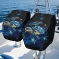 thumbnail image 4 of KUIFORTI Dog Paw Print Golf Cart Seat Covers Travel Sports Cart Seat Cushion Covers Easy Installation Thick Compatible with EZGO and More 2 Person Seats Golf Carts, 4 of 7