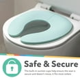 thumbnail image 3 of Nuby Foldable Travel Potty Seat with Bag for Toddlers, Aqua, 3 of 12