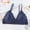 Blue, variant on Women Summer Lace Adjustable Sexy Triangle Bralette Thin Wireless Bras Comfortable Strapless Push Up Bra For Women Fashion Seamless