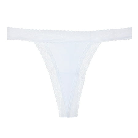 

Panties For Women Lace Bikini Solid Briefs Knickers 1 Piece Pants