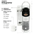 Keurig KSupreme SingleServe KCup Pod Coffee Maker, White