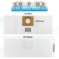 thumbnail image 3 of WWS-3 PCS Preferential Set 3 Gallon Vac bags, Type C 90669 9066900 9066933 Disposable Collection Bags, 3 of 4