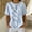 Light Blue, variant on Morttic Women's V-Neck Short Sleeve Striped Blouse – Casual Loose Fit Button Detail Top, Daily & Summer Wear Yellow,XL