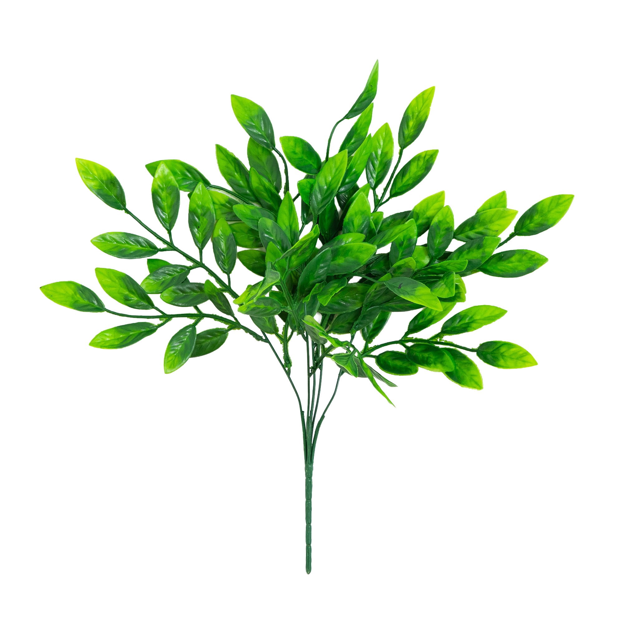 16in. UV Resistant Artificial Ruscus Bush (Indoor/Outdoor) - Set of 6