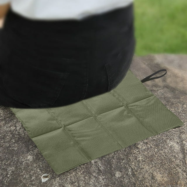 Colchoneta portátil impermeable para pícnic, para acampar y hacer senderismo, gruesa, para exteriores, playa, viajes, plegable, cojín pequeño, cojín Oxford