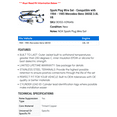 thumbnail image 2 of Spark Plug Wire Set - Compatible with 1984 - 1985 Mercedes-Benz 380SE 3.8L V8, 2 of 2