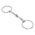 thumbnail image 2 of Loose Ring Snaffle Bit, Exquisite Workmanship Horse Mouth Bit Stainless Steel Convenient  For Farm, 2 of 8