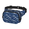 thumbnail image 2 of Rateoe Ornamental Fish Print Fanny Pack Belt Bag for Women and Men, Square Double-Layer Waterproof Waist Pack with Adjustable Strap for Hiking, Jogging, Cycling, 2 of 9