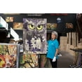 thumbnail image 4 of Startonight Canvas Wall Art Purple Owl Bird Painting, Framed 32" x 48", 4 of 6