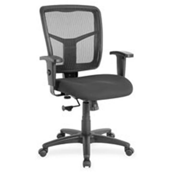 Mid-Back Chair, 25.25 in. x 23.5 in. x 40.5 in., Black
