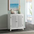 thumbnail image 2 of Home Fare Two Door Pierced Grid Accent Chest in Farmhouse White, 2 of 2