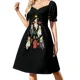 thumbnail image 2 of Vestido sin mangas con adorno de árbol de cacatúa, vestidos de noche de lujo, vestido elegante de mujer de lujo, vestido elegante, 2 of 7