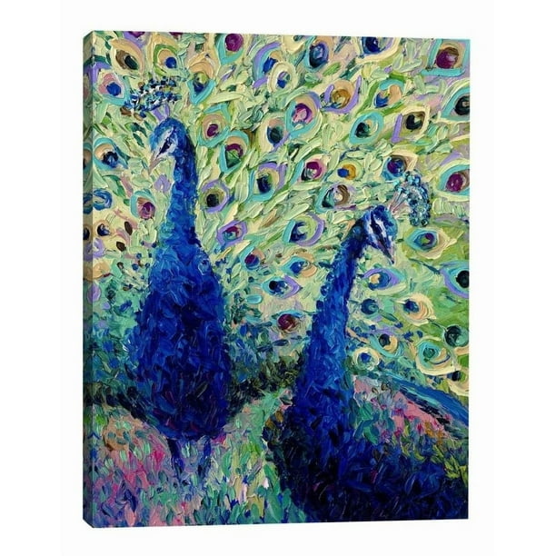 Cuadro Canvas Pavo Real Impresionista Modernos Contemporáneo