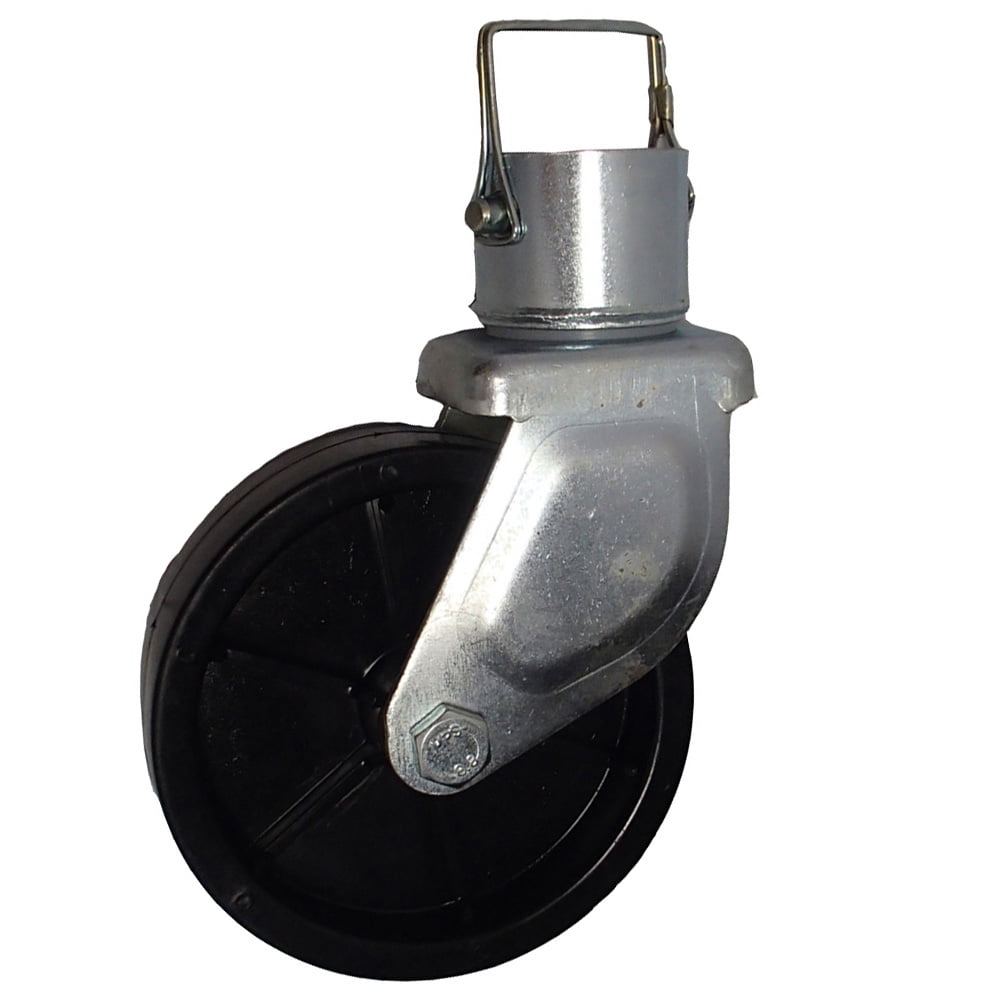 6" Trailer Swirl Jack Caster Wheel With Lock Pin 26024