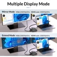 thumbnail image 5 of ORICO 8in1 USB C Laptop Docking Station & VGA Multi-USB PD100W SD&TF Audio, 5 of 7