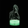 thumbnail image 3 of Lámpara nocturna Inuyashas Anime Decor 3D Illusion con USB, 3 of 3