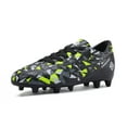 thumbnail image 1 of Dream Pairs Soccer Shoes Jr Kids Boys Girls Outdoor Sport Football Soccer Cleats Hz19003K Black/Neon/Green Size 1, 1 of 5