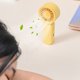 thumbnail image 4 of YiJuHui USB Rechargeable Portable Fan, Handheld Mini Fan with Carabiner Clip, 5 Speeds Quiet Personal Fan for Desk, Office, Home, Travel, Hiking, Outdoor Activities, Rechargeable Battery Operated Fan, 4 of 9