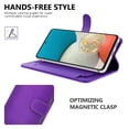 thumbnail image 2 of CoverON For Samsung Galaxy A53 5G Wallet Case, RFID Blocking Vegan Leather 6x Card Slot Holder Cover Flip Folio Phone Pouch, Purple, 2 of 5
