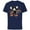 Navy, variant on Mickey Mouse Spooky Dracula Costume Halloween - Short Sleeve Cotton T-Shirt for Adults - Customized-Athletic Navy
