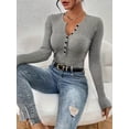 thumbnail image 4 of Fall/Winter New Style Women's Knitted Clothes - Long-Sleeved Fashion Sweater, 4 of 6