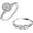 Size 8, variant on 925 Sterling Silver CZ Rings for Women Rhodium-Plated Oval Zirconia Classic Engagement Ring Zirconia Wedding Band for Women Promise Rings for her (Size - 8)