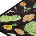thumbnail image 4 of Vegetables Pattern Pepper Kitchen Mats Washable Long Floor Runner Rug Non-Slip Fatigue Area Rugs Potato Carrot Cabbage Absorbent Doormat Cushioned for Farmhouse Home Bath Indoor Outdoor Decor 39x20, 4 of 6