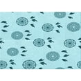 thumbnail image 1 of Ahgly Company Indoor Rectangle Patterned Electric Blue Area Rugs, 8' x 10', 1 of 6