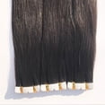 thumbnail image 3 of OULII Tape In Black Human Hair Extensions For Women Long Durable Reusable For Easy To Style Can Be Dyed Curled, 3 of 8