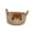 Khaki-KH Home Decor, variant on karymi Cute Cow Basket for Nursery Small Shower Gift Basket Round Woven Rope Storage Blanket 0rganizer with Ears Handles Blanket Towel Decor Storage Holiday Gifts