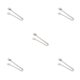 thumbnail image 2 of Kearding Food Tongs Stainless Steel Party Serving Outdoor Bread Kitchen Restaurant Reusable Cafe Bar Clips Grilling Tong Picnic Type2 NO2, 2 of 6