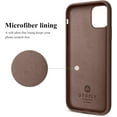 thumbnail image 4 of iPhone 11 Case,Ultra Slim Fit iPhone Case Liquid Silicone Gel Cover with Full Body Protection Anti-Scratch Shockproof Case Compatible with iPhone 11 (Chocolate), 4 of 14