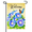 Garden Flag-3, variant on Morning Glory Welcome Garden Flag 12×18in Double Sided Polyester Banner, Rustic Floral Vertical Decor, Weather Design for Lawn Patio Courtyard Farmhouse Daily Outdoor Decoration