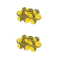 thumbnail image 3 of Justharion 10 EVA Foam Sponge Golf Balls for Effective Swing Practice Training Yellow Style A 2Set, 3 of 6