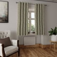 thumbnail image 2 of Ambesonne Grommet Curtain, , 50"x60", Army Green White and Black, 2 of 5