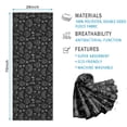 thumbnail image 2 of Black Gothic Cat Butterfly Rainbow Pattern Hot Yoga Mat Towel Non Slip for Hot Yoga - Quick-Drying Yoga Mat Cover with 4 Corner Pockets with Travel Bag - Hot Yoga Towel Non Slip 74"x26", 2 of 6