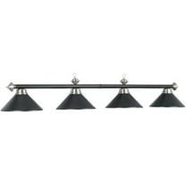 78 Inch 4 Light Billiard Light - Matte Black