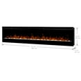 thumbnail image 5 of Dimplex Prism Series 74 inch Wall Mount Electric Fireplace - Black, BLF7451, 5 of 10