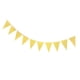 thumbnail image 5 of 2 Banderas triangulares Bandera banderín para decoración de fiestas Banderines para decoración de fiestas Amarillo Hugo Banderas de papel de la fiesta de cumpleaños, 5 of 9