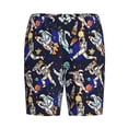 thumbnail image 4 of Fotbe Astronauts in sport Pajama Shorts for Men, Men's Pajama Bottoms, Sleepwear,Short Pajama Pants-Medium, 4 of 9