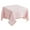 Pink 90x150cm, variant on Rectangle Tablecloth Fade Proof Table Cover Cloth for Holiday Gatherings Dining Event Easy Clean Cotton Linen Fabric