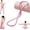 Pink, variant on Resistance Bands, Figure 8 Exercise Bands for Women Men, 8 Shaped Resistance Rubber Band with Handlesfor Glutes, Back, Arm, Chest and Full Body Workout