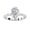 White Gold, variant on 4 Prong Solitaire Engagement Ring for Women, 1.20 Carat (ctw) Oval Cut Lab Grown Diamond Ring In 14K Rose Gold Over Sterling Silver F-G-H, SI Quality Gifts For Her Ring Size-4